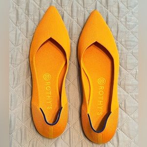 Rothy’s Saffron Points (rare, discontinued color)